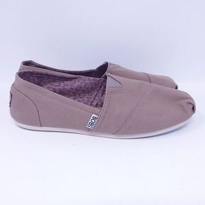Skechers Women's BOBS Taupe Tan Slip On Flats